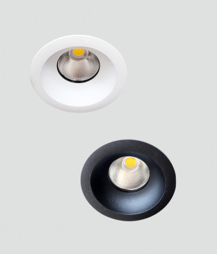 LED COB 차차 매입조명 타공 85mm 3.5인치 (20W 블랙 화이트)