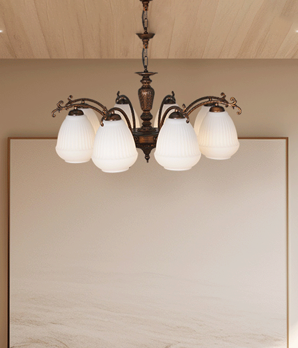 퍼스토 6등 8등 10등 유리 거실조명 천정직부등